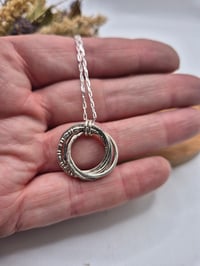 Image 5 of Birthday Rings Necklace 