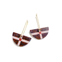 Image 2 of Poppy Jasper Weave Earrings