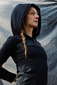 Image 2 of KORA hooded dress,  snake