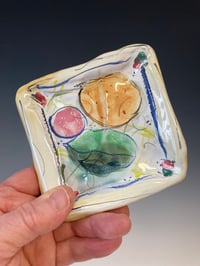Image 1 of Small square plates with lemons 