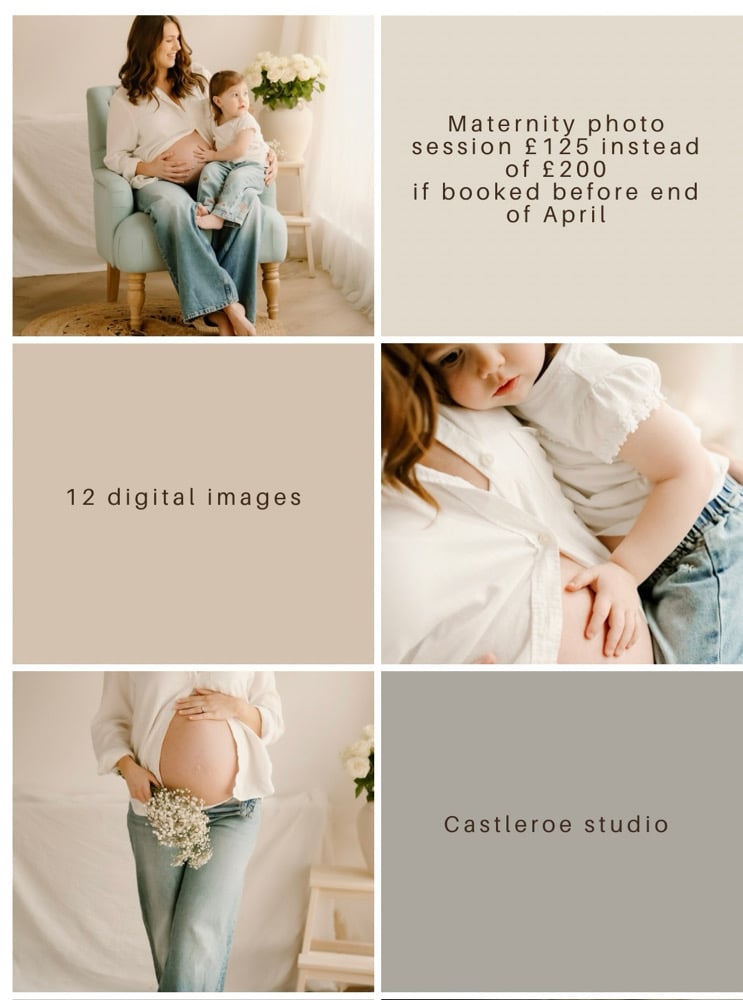 Image of Maternity session retainer only 