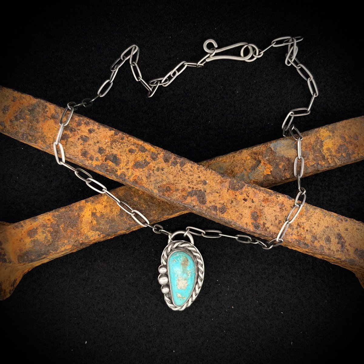 Blue Gem Turquoise Necklace 2