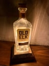 Vintage Custom Made Old Elk Bourbon Lamp
