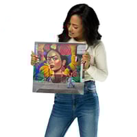 Image 1 of Bushwick Frida Khalo 2023 Metal Print