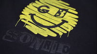 Image 9 of G3 "Sonríe" Black Oversize (Washed Print)