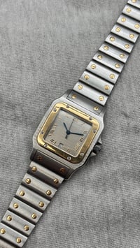Image 2 of Cartier Santos Galbée - Grey dial - 1566
