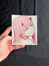 Zero Two peeker