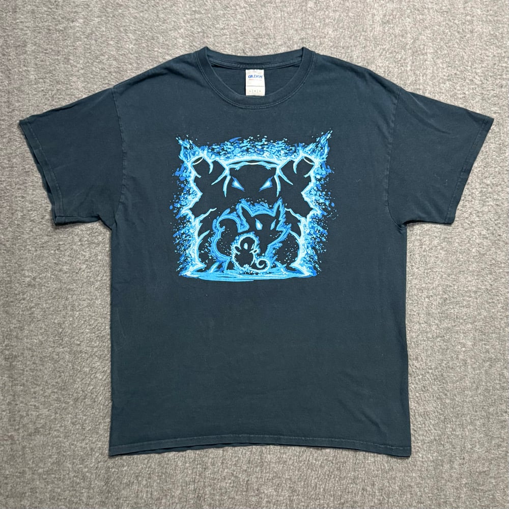 Image of 2000s Pokemon Squirtle Evolution Graphic Tee (L)