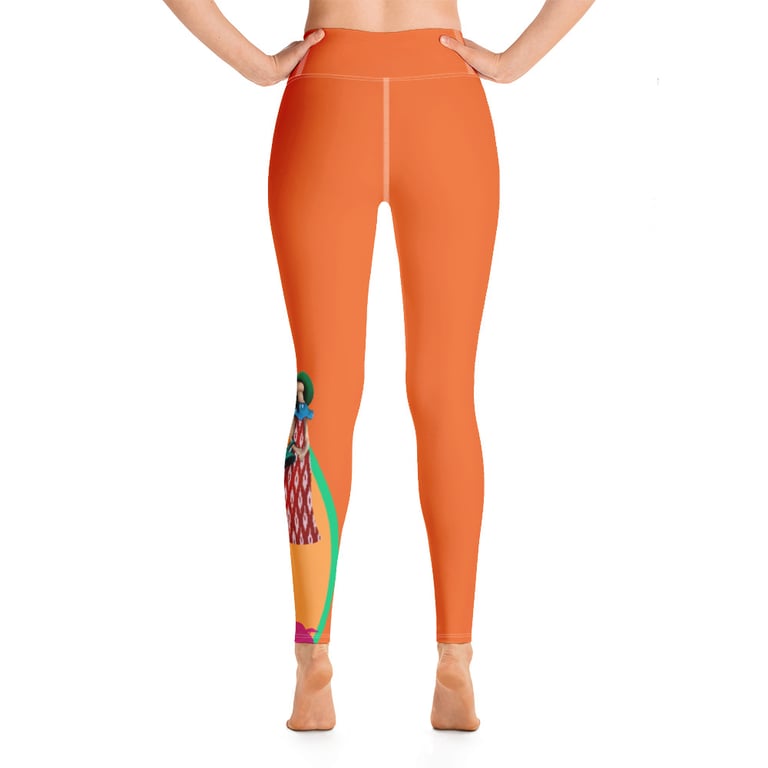 Orange Gifinas Leggings Image 2