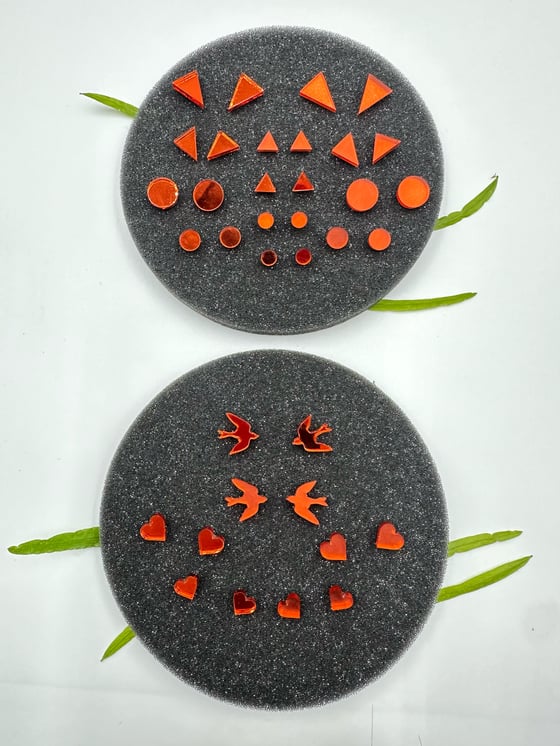 Image of Výprodej oranžové zrcadlové lesk i mat -50%