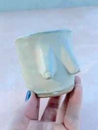 Image 3 of Matte White Titty Tumbler