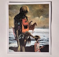 Image 1 of Zdzisław Beksiński Polish Dystopian Painter - "Untitled-Guide" Glossy Finish Sticker