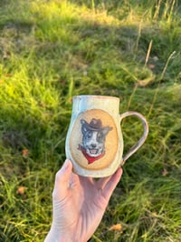 Image 1 of Painted cowboy cattle dog
