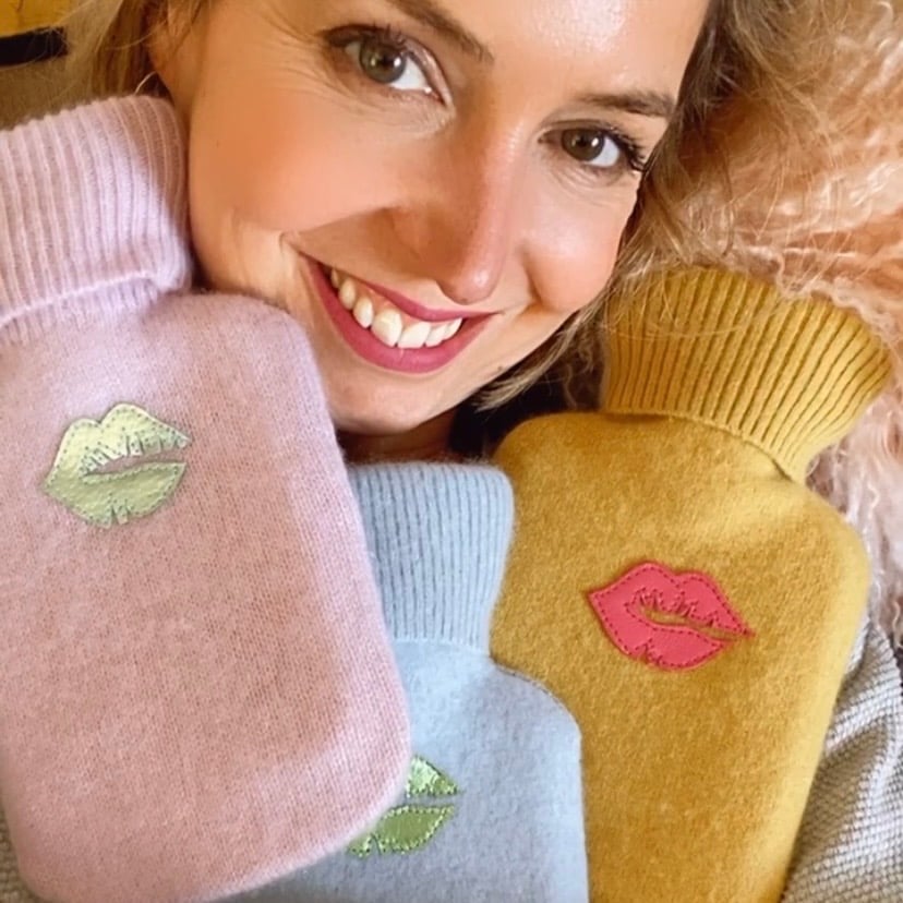 Image of Kiss Mini Cashmere Hot Water Bottle