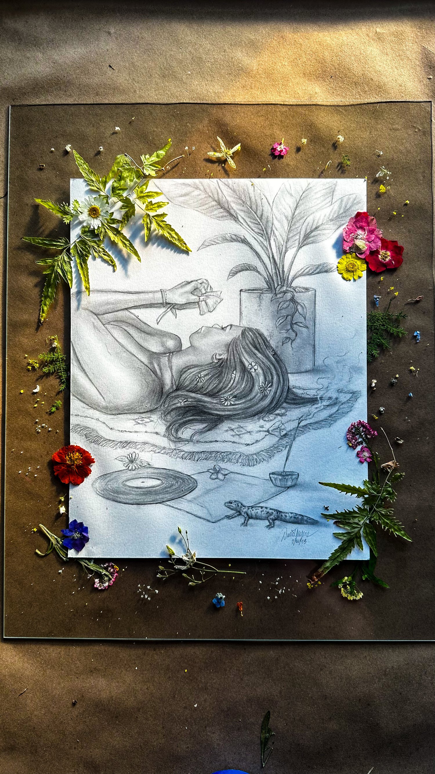 Image of Perfect Day - original drawing