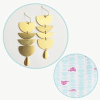 Image 5 of Turtle Shell Earrings