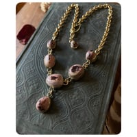 Image 1 of The Oracle Necklace - Cantera Opals and Solid Brass 