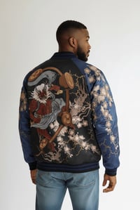 Image 4 of Sukajan Blue Jacket