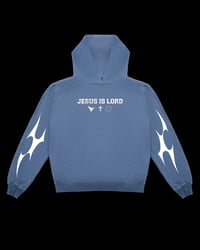 Jesus is Lord Hoodie Sea Blue 