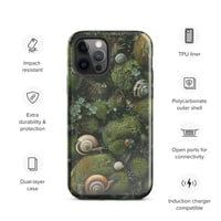 Image 12 of Flora and Fauna Goblincore Grunge Snails and Moss Tough Case for iPhone®