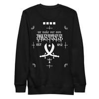 Image 1 of Unisex Premium Sweatshirt Make Your Own Justice (Black)