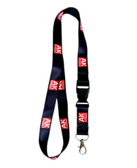 Image 1 of AK BLACK LANYARD 