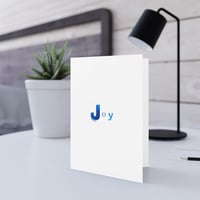 Image 1 of Joy Letterpress Printed Cards