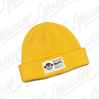 Image 1 of Massive Patch Beanie - Yellow