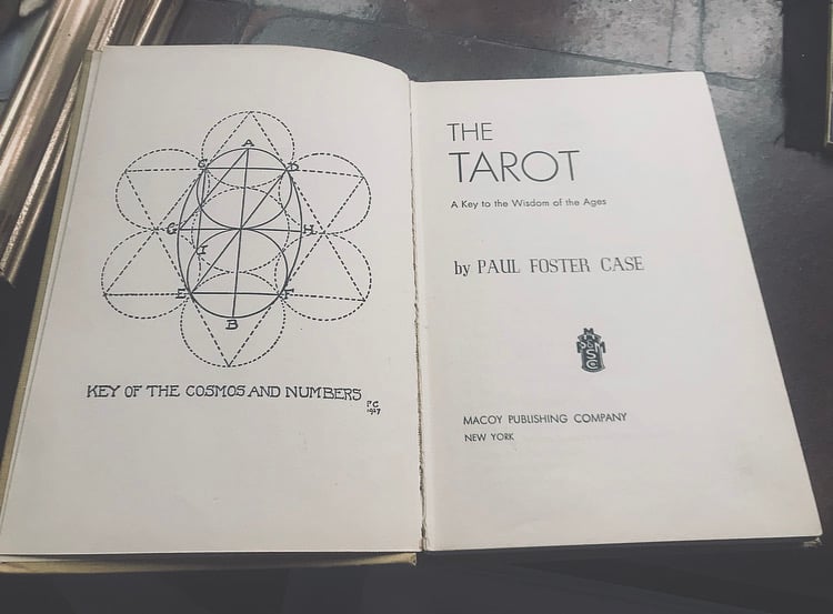 Rare First Edition “The Tarot” By Paul Foster Case