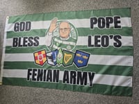 Image 1 of Pope Leo's Fenian Army Flag.