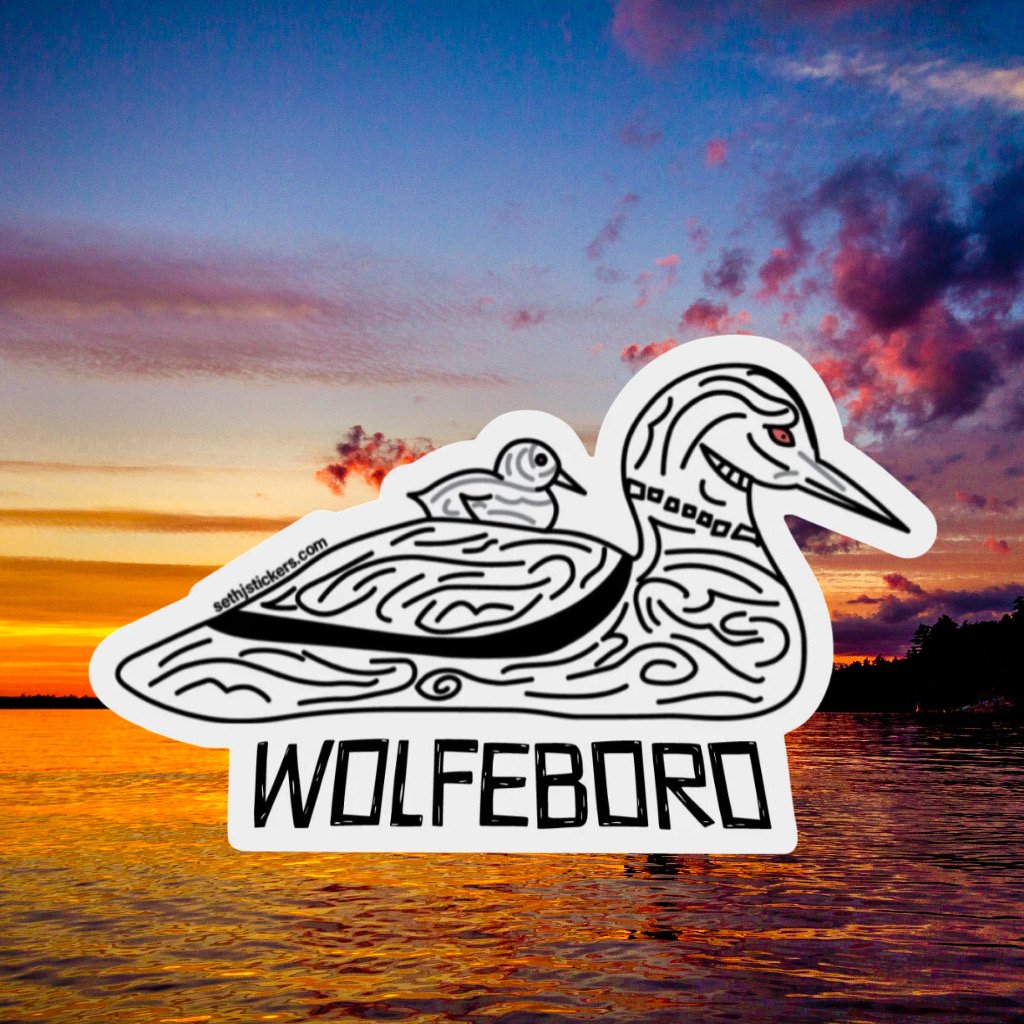 Image of Wolfeboro Loon Sticker 