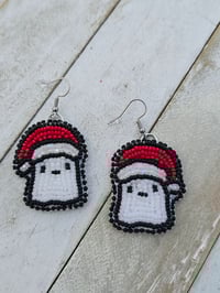 Image 1 of Santa Ghost earrings