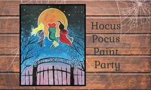 Image of Hocus Pocus Paint Party 10/21 Pica's Deli & Ice Cream