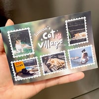 Taiwan's Cat Village - Houtong matte water resistant vinyl sticker sheet