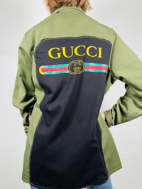 Image 1 of VINTAGE ARMY SHIRT JACKET GUCCI.