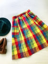 Ready Made size 12 Large Gingham Rachael Skirt with free postage