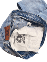 Image 3 of Hysteric Glamour Patchwork Pocket Denim - 33