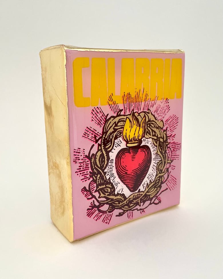 Image of Calabria Heart Pink/Yellow