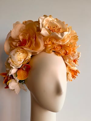 Image of Yellow flowers headpiece 