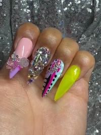 Image 3 of Stiletto  Always on point gel  press on nails