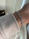 White Evil Eye Single Bracelet 