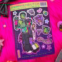 Image 1 of frankenbutch sticker sheet
