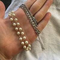 Image 2 of ❀⋆Fairy-core Rosary x Steel Chain⋆❀
