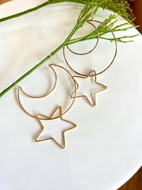Moon Star Earrings 