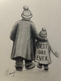 Image 1 of ‘Best Dad’ (Original Drawing)