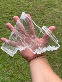 Image 8 of Transparent Selenite Slab | Morocco #3046