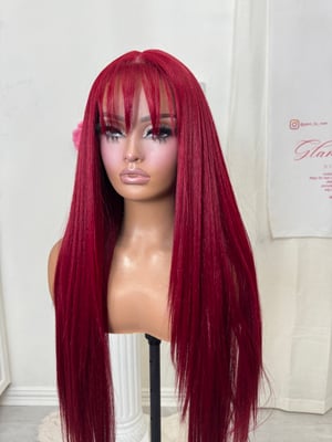 Image of Ruby bangs luxury pre cut lace (ready to ship)