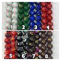 Image 1 of 10mm Multicolor Glass Bead Strands 4