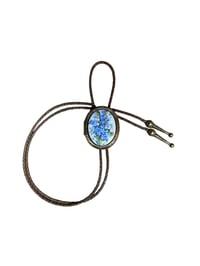 Image 1 of Flower Locket Bolo Tie 