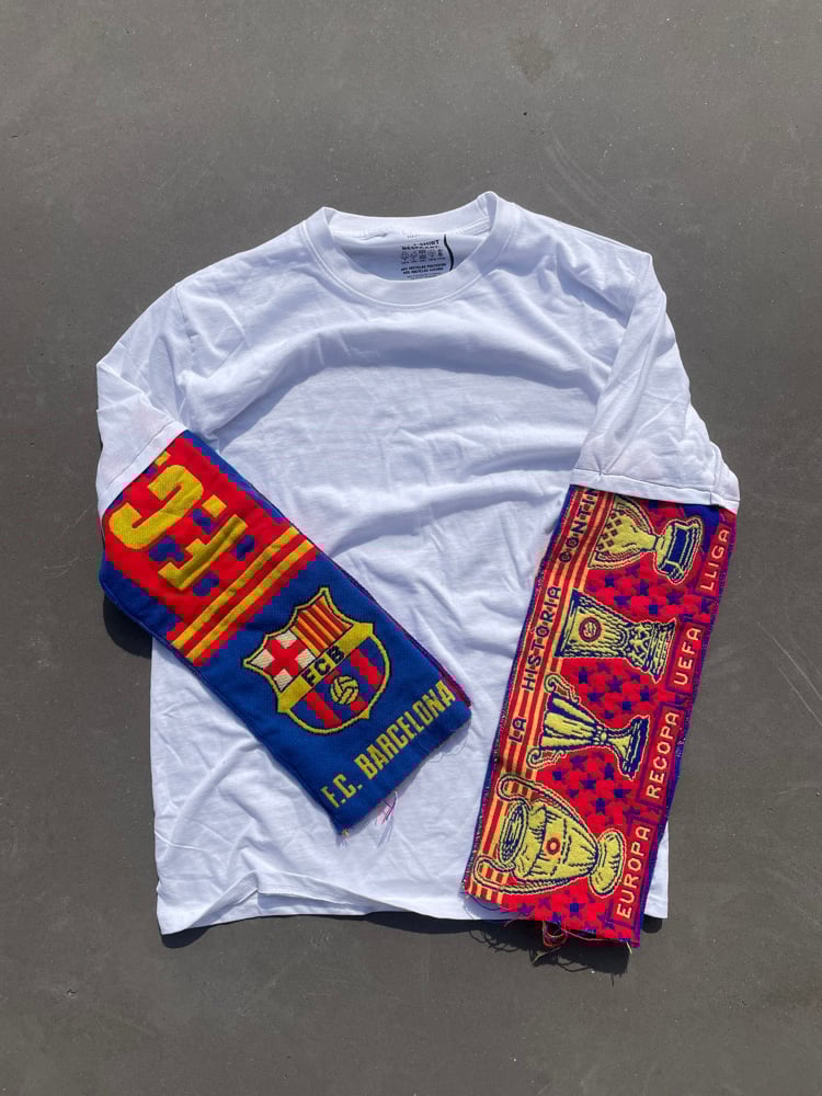 fc barcelona scarf sweater